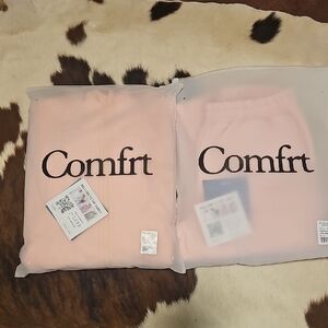 Comfrt Women's Soft Pink Loungewear Set. Heavy And So Soft!